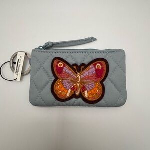 Vera Bradley Quilted Butterfly Wristlet -